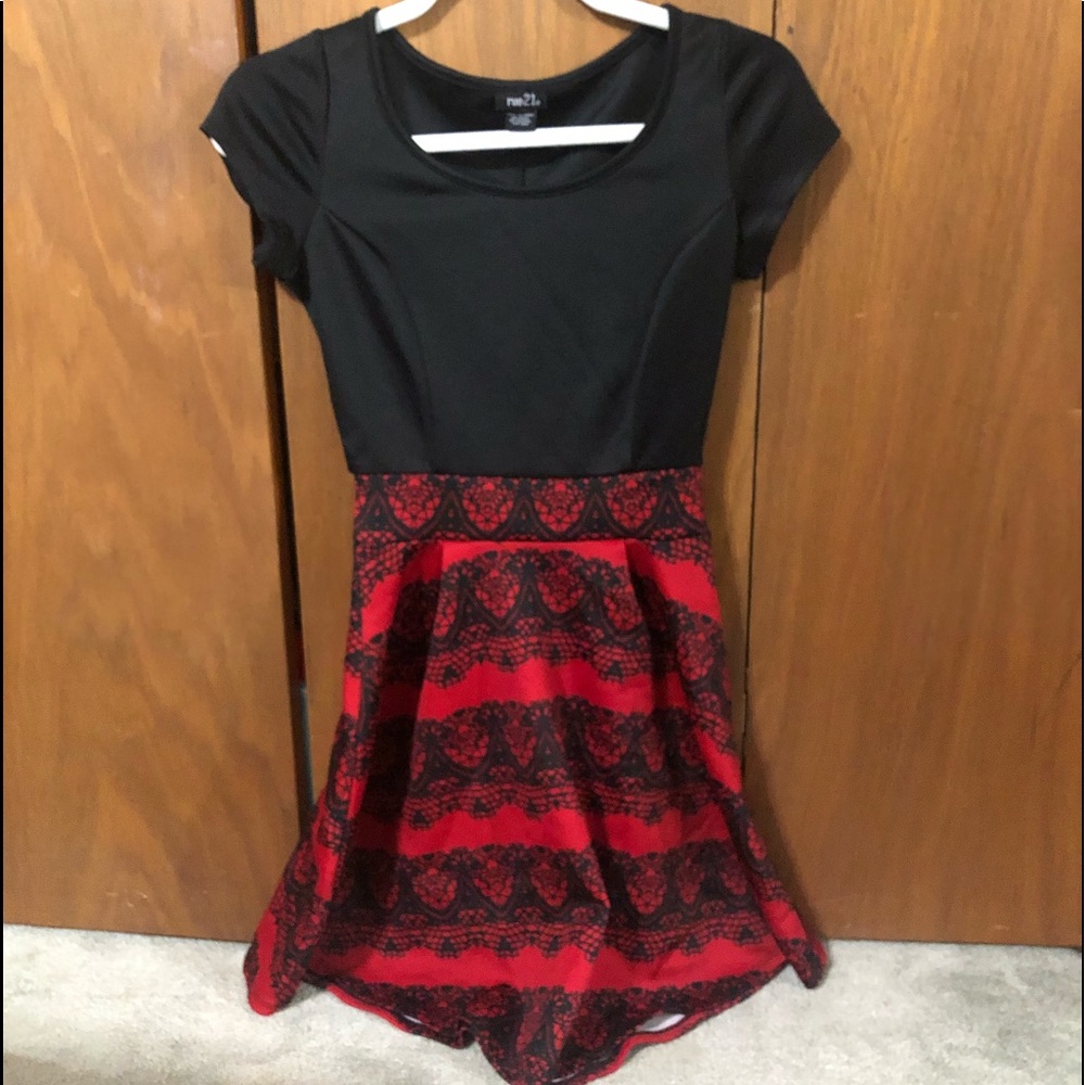 Black and Red Rue21 dress.